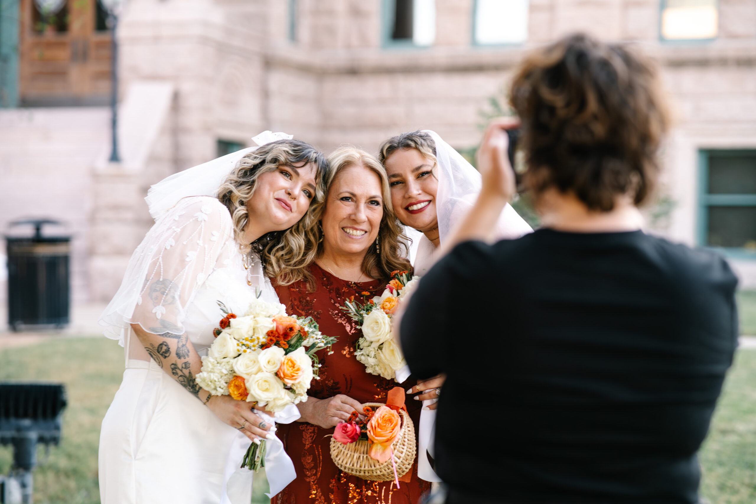 Queer wedding photographers Adeline and Valerie of Hey Love Studio at an Arkansas elopement